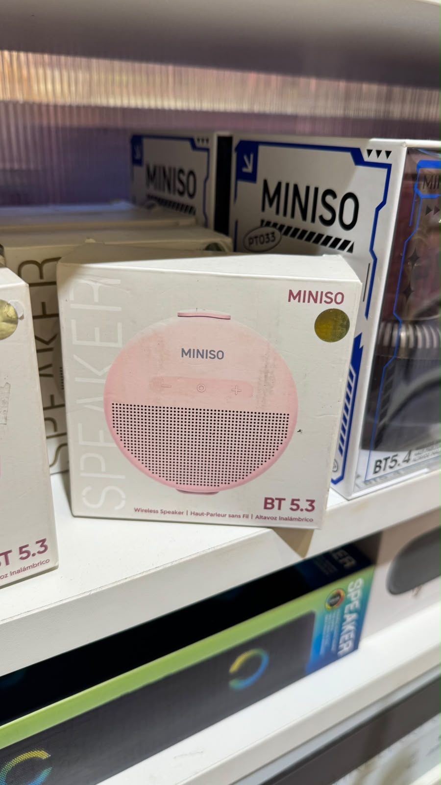 Parlante inalámbrico rosa